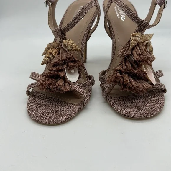 Charles David RADICAL DARK BLUSH High Heel Sandals Size 8 - Picture 8 of 15